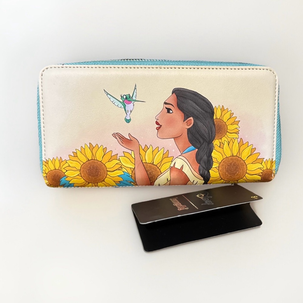 Loungefly Pocahontas Sunflower Wallet NWT